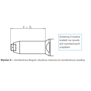 Jednoczęściowe elementy przedłużające o 35 mm do nitownicy AccuBird Pro Gesipa kod: 1450860 - 2